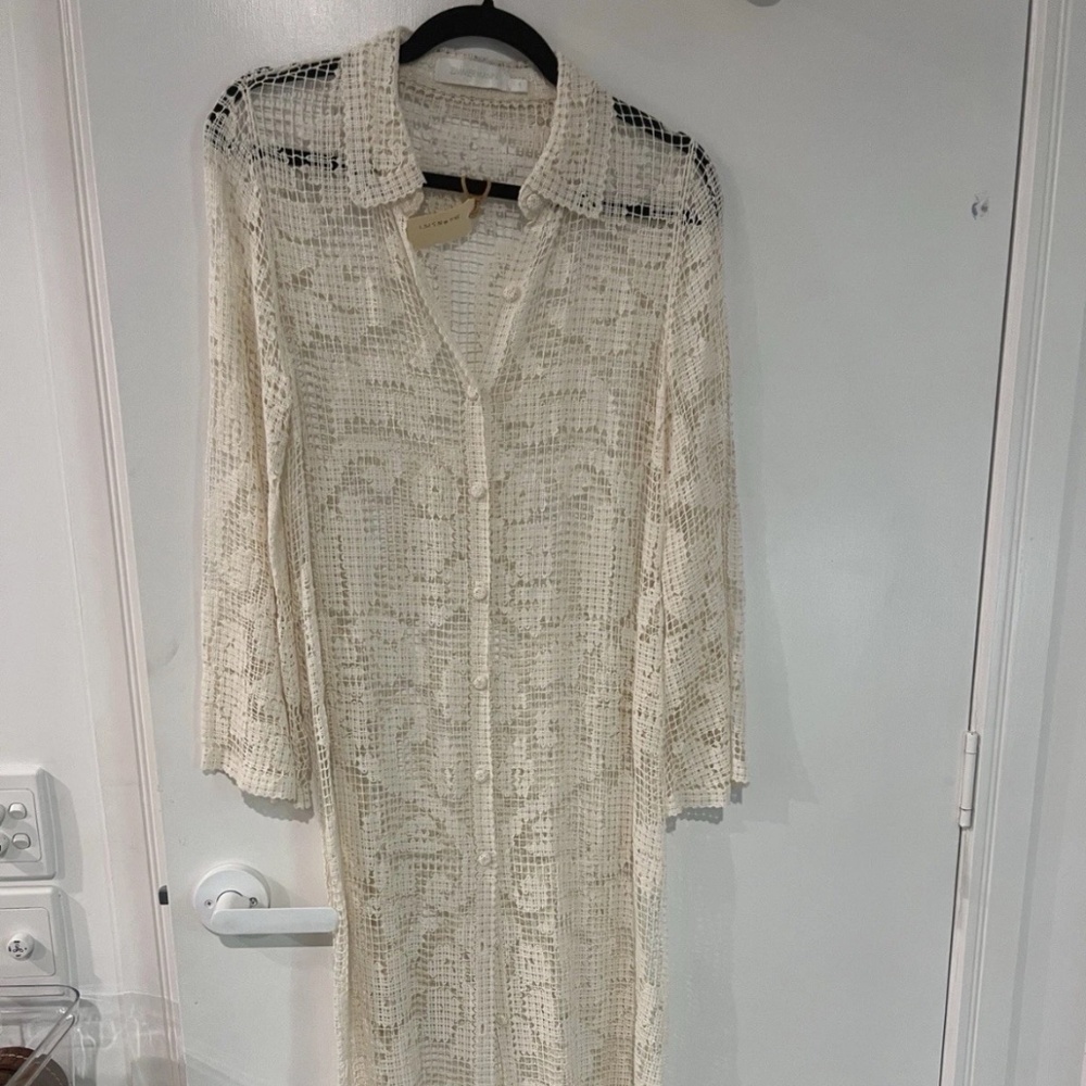 Zimmermann lace midi dress